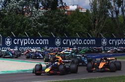 Verstappen z mojstrovino v prvem zavoju, Hamilton rešil čast Ferrarija