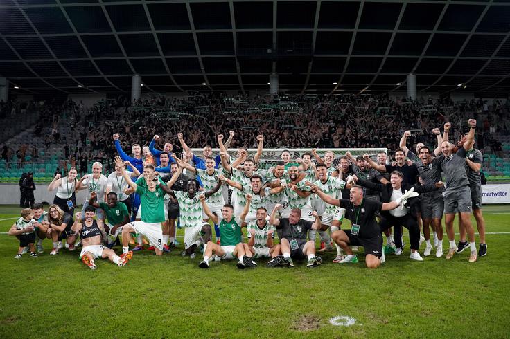 Olimpija je lani v Stožicah napolnila mrežo Rijeke in si podaljšala evropsko sezono. | Foto: Filip Barbalić/www.alesfevzer.com