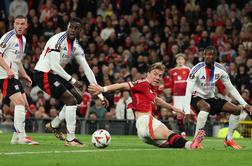 Manchester United po drami izločil Lyon, rešil se je tudi Tottenham, slovo Lazia