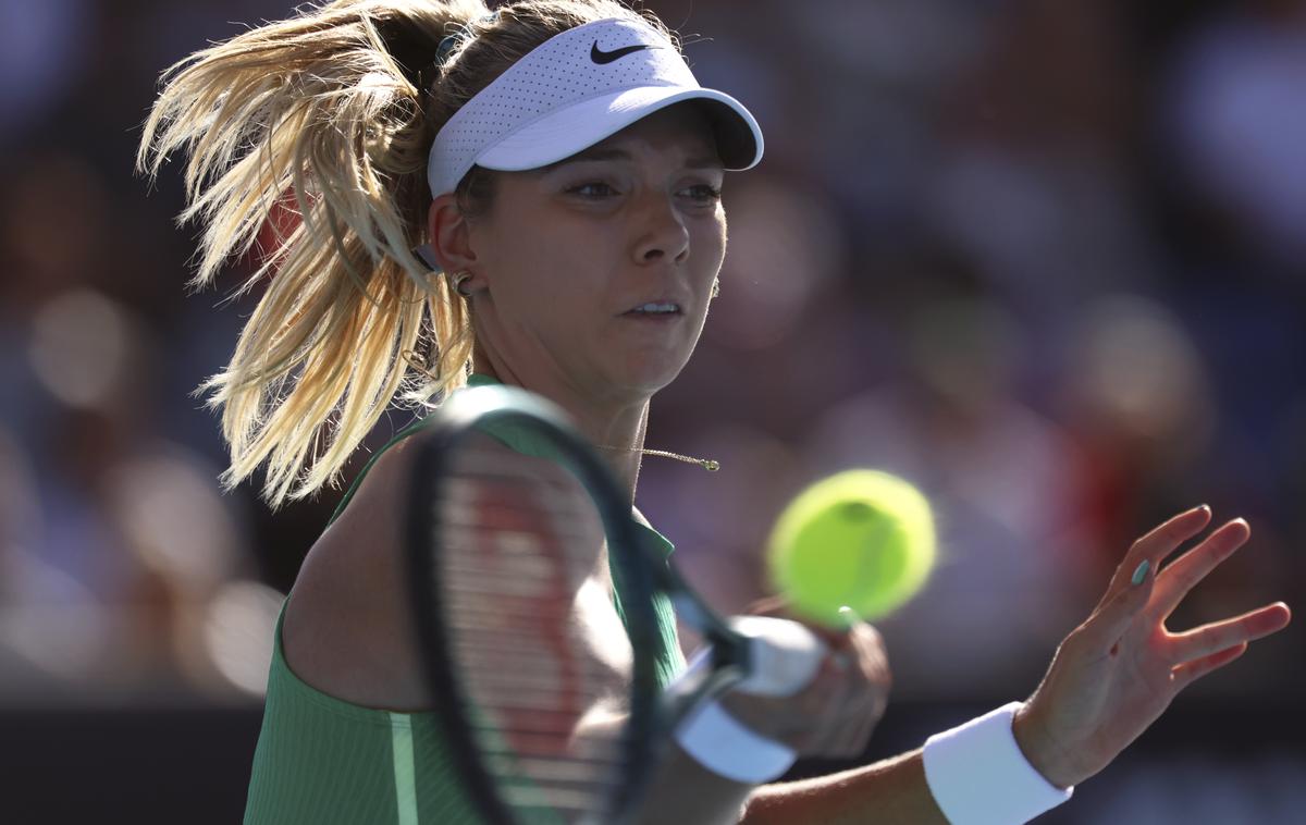 Katie Boulter | Katie Boulter je po dvobojih na turnirjih serije WTA prejemala grožnje s smrtjo sebi in članom družine. | Foto Reuters