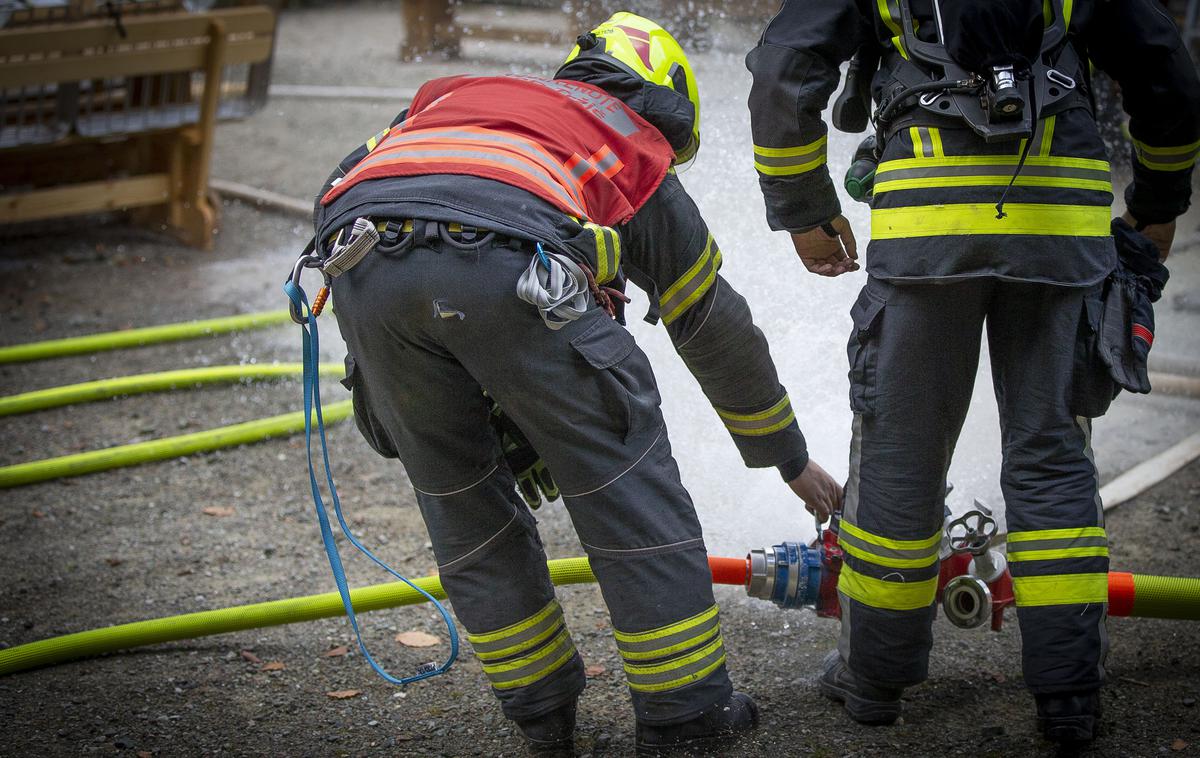 Gasilska vaja na domu pod Storžičem | Foto Ana Kovač